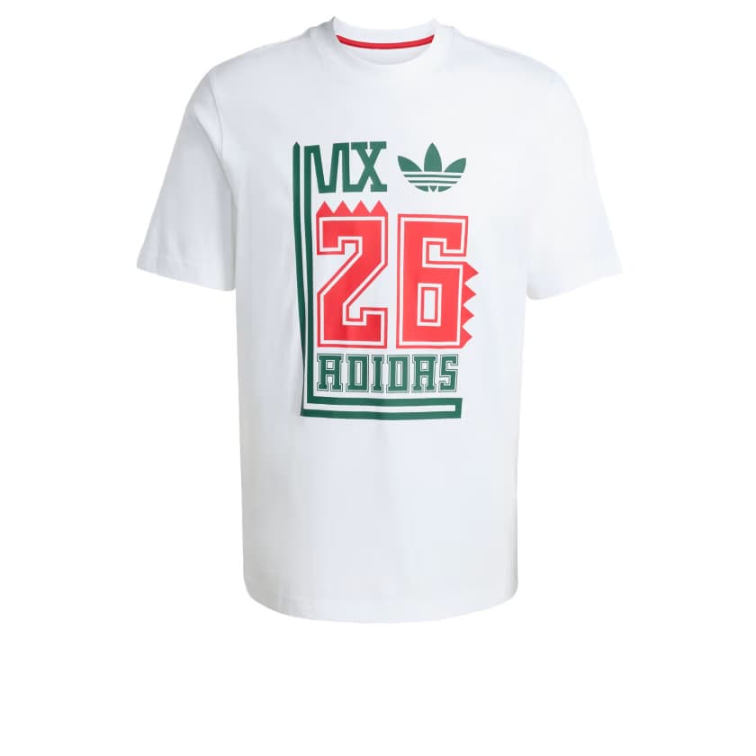 adidas Men's Mexico DNA T-Shirt - White - Size M - Image 6