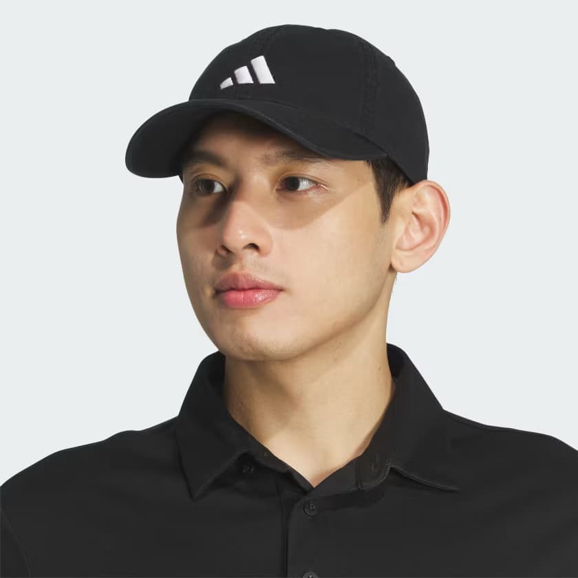 adidas Men's Ultimate Hat - Black/White - Image 2