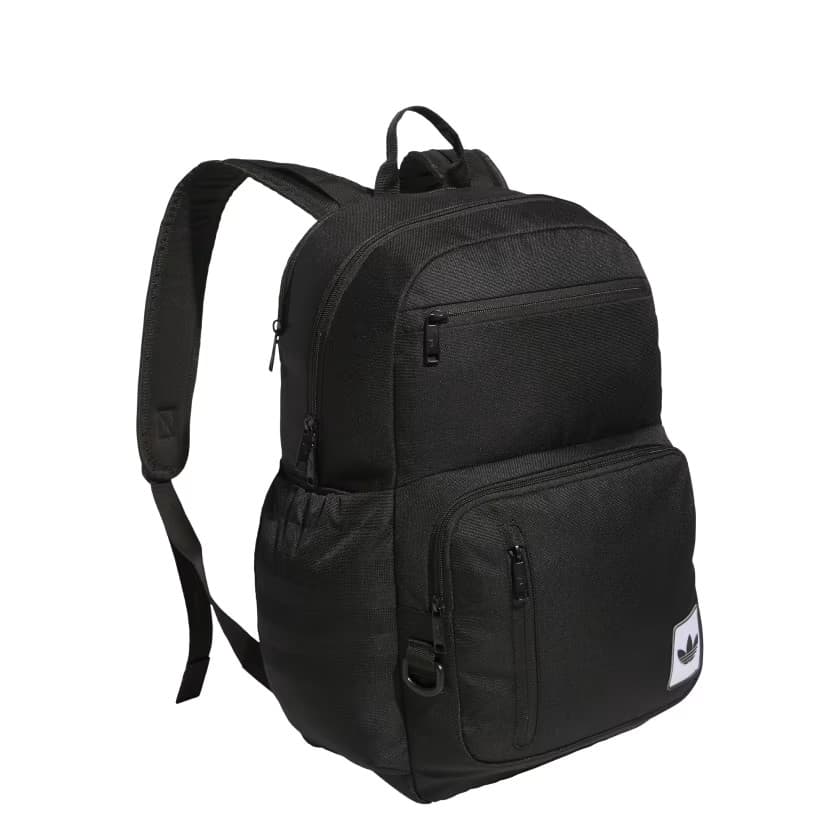 adidas Men's ORI PREMISE PREMIUM BACKPACK - Black/White - Size OSFA - Image 5