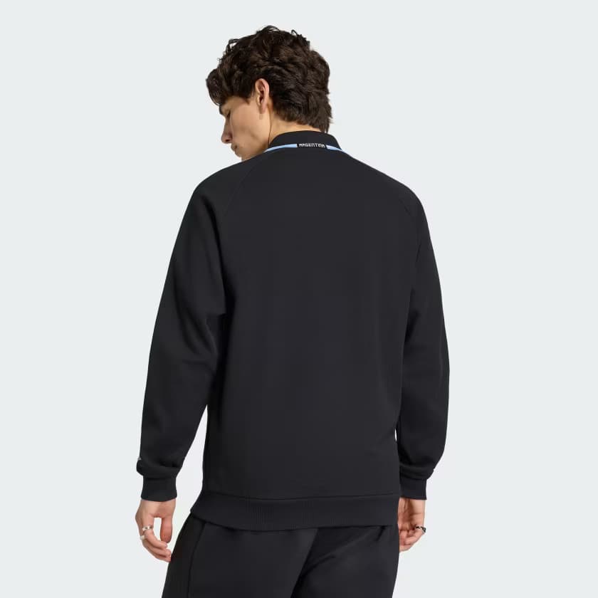 adidas Men's Argentina Away Anthem Jacket - Black - Size 2XL - Image 2