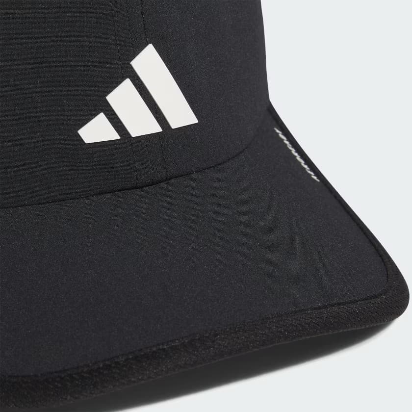 adidas Women's Superlite 3 Hat - Black/Silver Metallic/White - Image 3