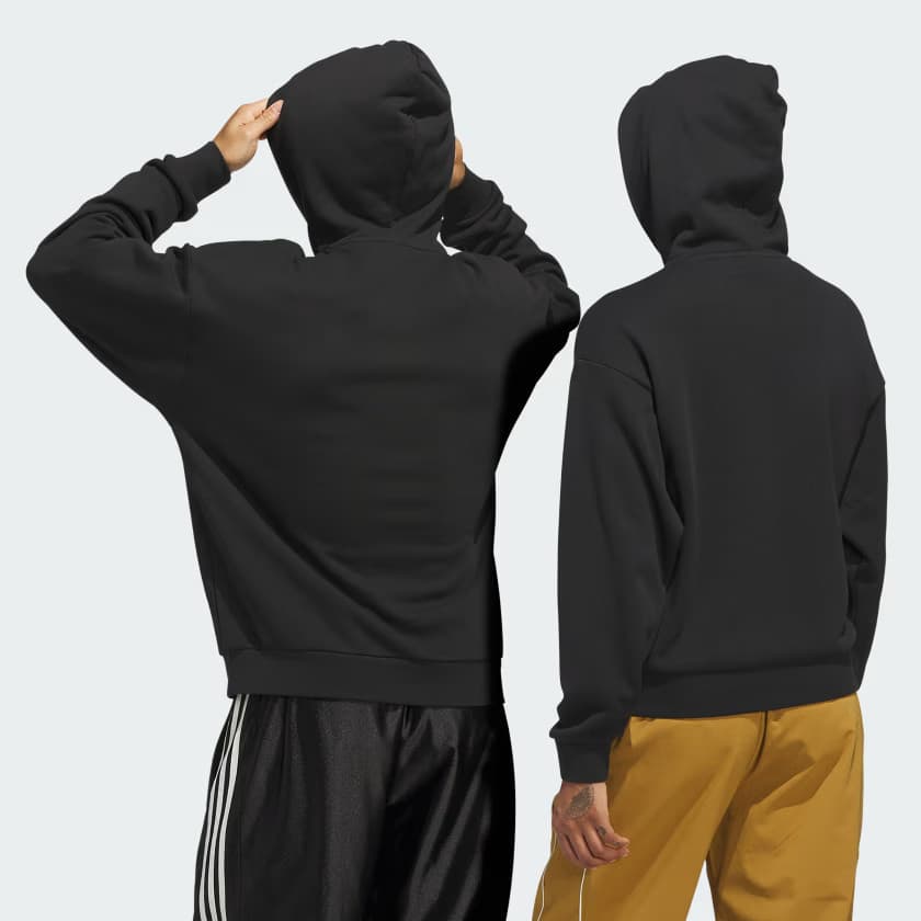 adidas Men's OG FOUN. HOODIE - Black - Size XS - Image 2