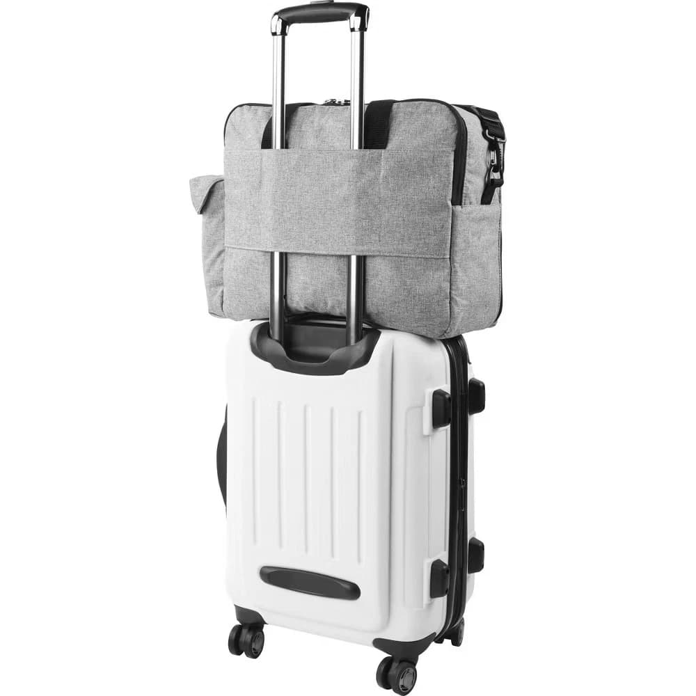 Skip Hop Duo Signature Diaper Weekender Bag - Gray Melange - Size Large - Image 10