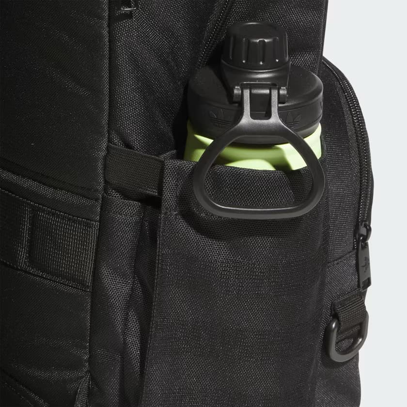 adidas Men's ORI PREMISE PREMIUM BACKPACK - Black/White - Size OSFA - Image 4