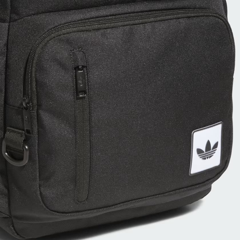 adidas Men's ORI PREMISE PREMIUM BACKPACK - Black/White - Size OSFA - Image 3