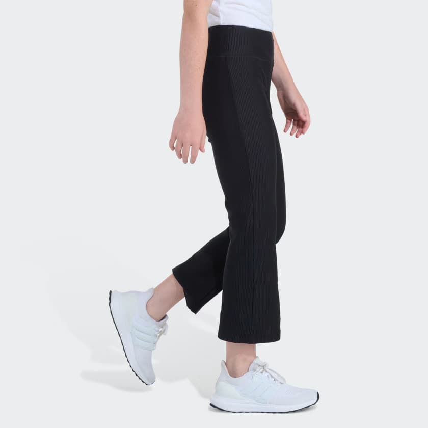 adidas Kids' KICK FLARE LEGGING - Black - Size L - Image 3
