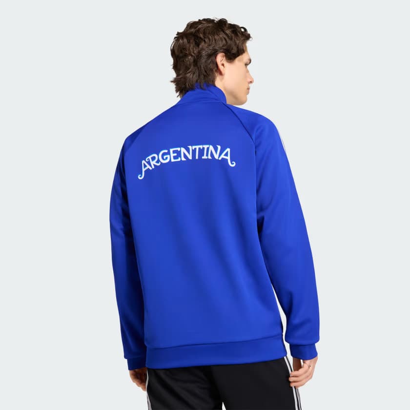 adidas Men's Argentina Originals Track Top - Lucid Blue - Size XL - Image 2