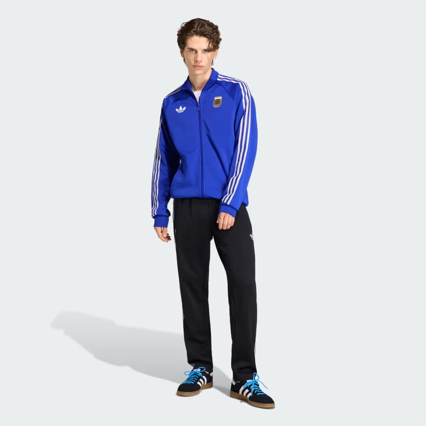 adidas Men's Argentina Originals Track Top - Lucid Blue - Size XL - Image 3