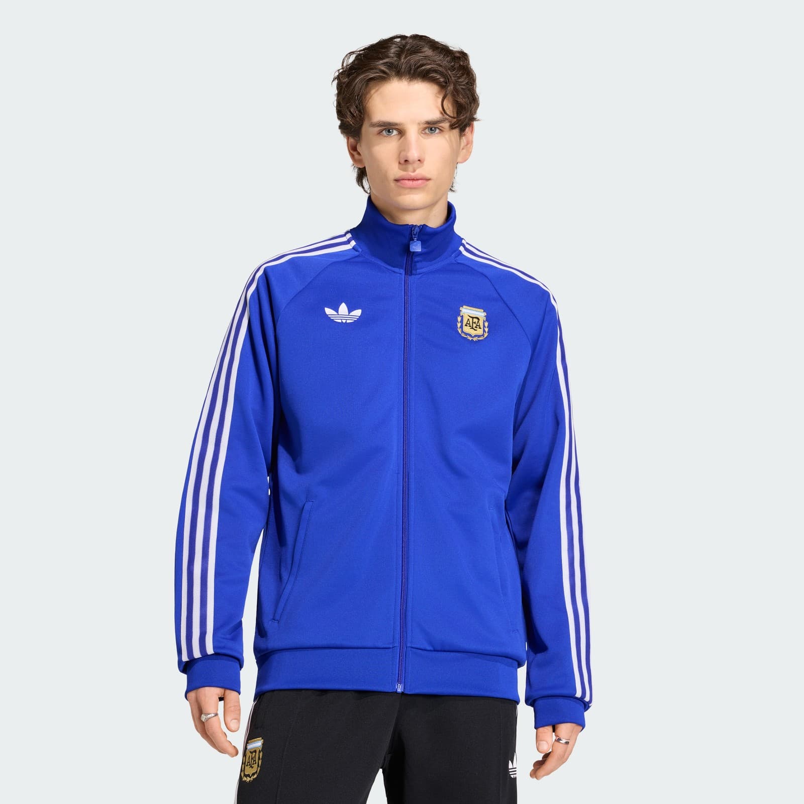 adidas Men's Argentina Originals Track Top - Lucid Blue - Size XL - Image 1