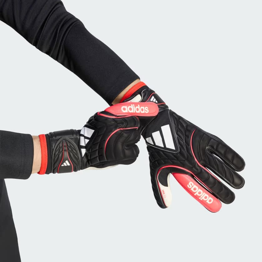 adidas Men's COPA GOALKEEPER GLOVE LEAGUE - Black/Lucid Red/White - Size 7 - Image 2