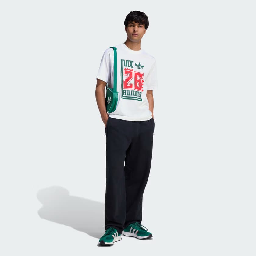 adidas Men's Mexico DNA T-Shirt - White - Size M - Image 3