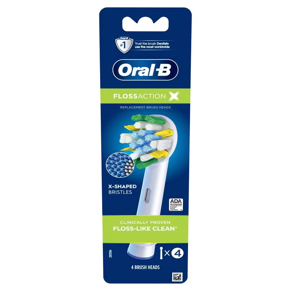 Oral-B FlossAction Electric Toothbrush Replacement Brush Heads - 4ct - Image 10
