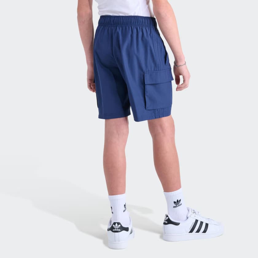 adidas Kids' WOVEN OG CARGO SHORT - Night Indigo - Size M - Image 2