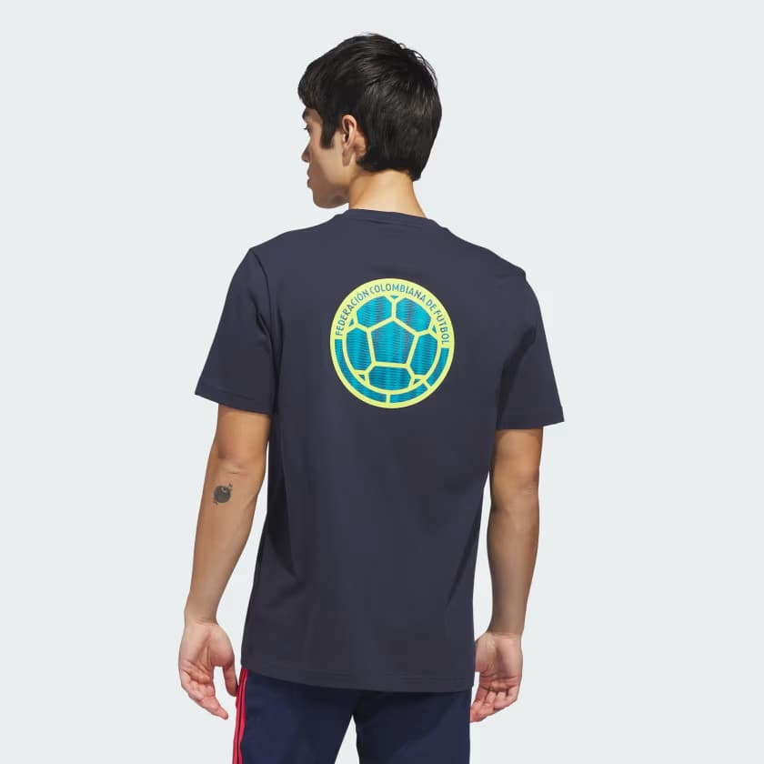adidas Men's FIFA World Cup 26™ Colombia Away T-Shirt - Legend Ink - Size XL - Image 2