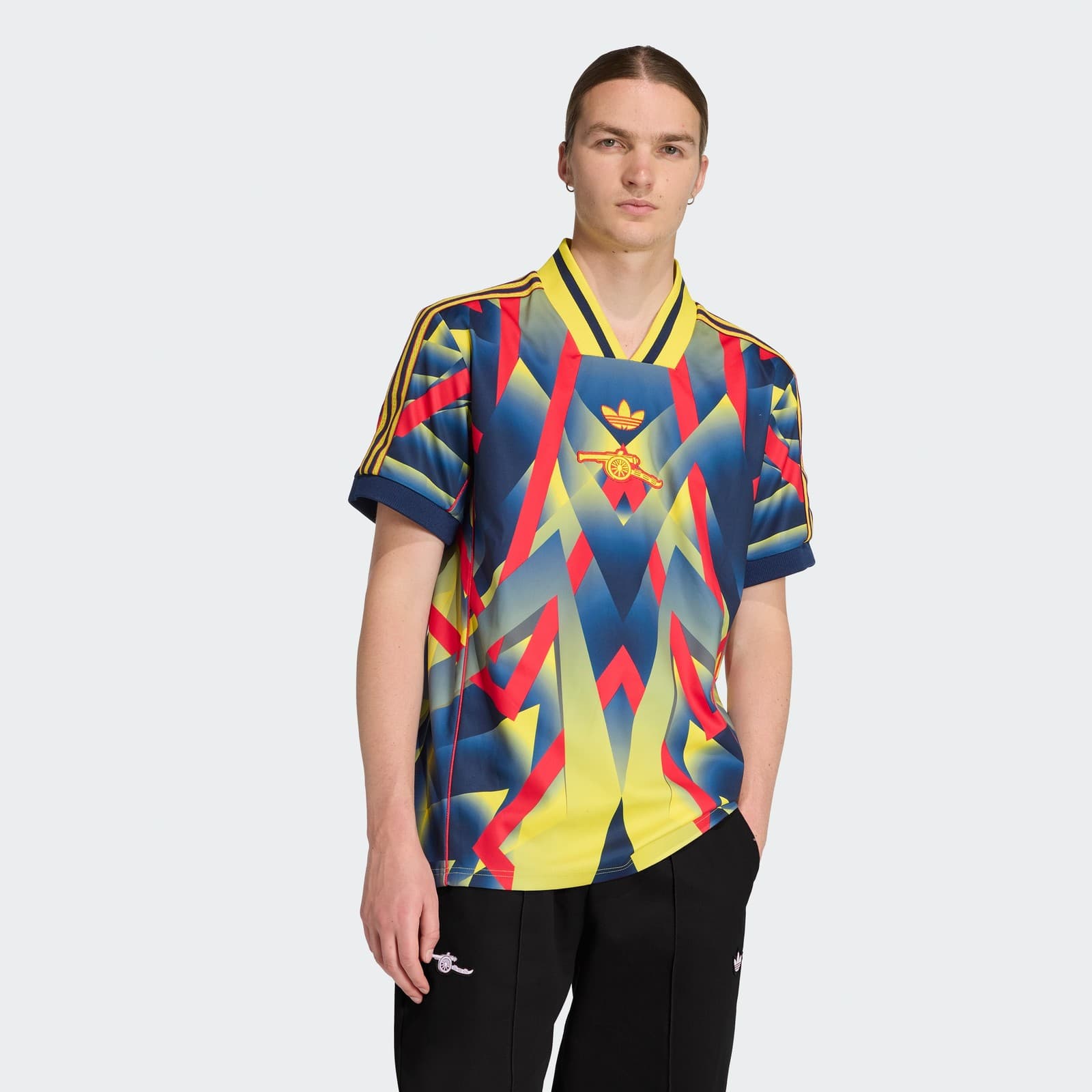adidas Men's Arsenal FC LFSTLR Jersey - Yellow/Pure Ruby/Night Indigo - Size S - Image 1