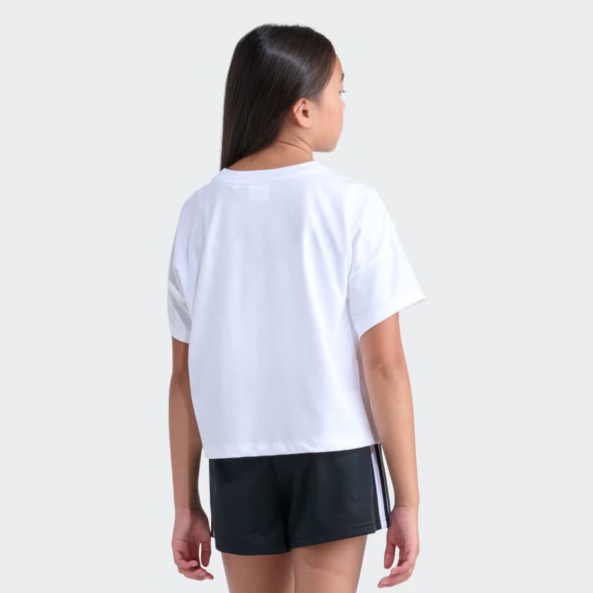 adidas Kids' SHARE THE LOVE TEE - White - Size XL - Image 2