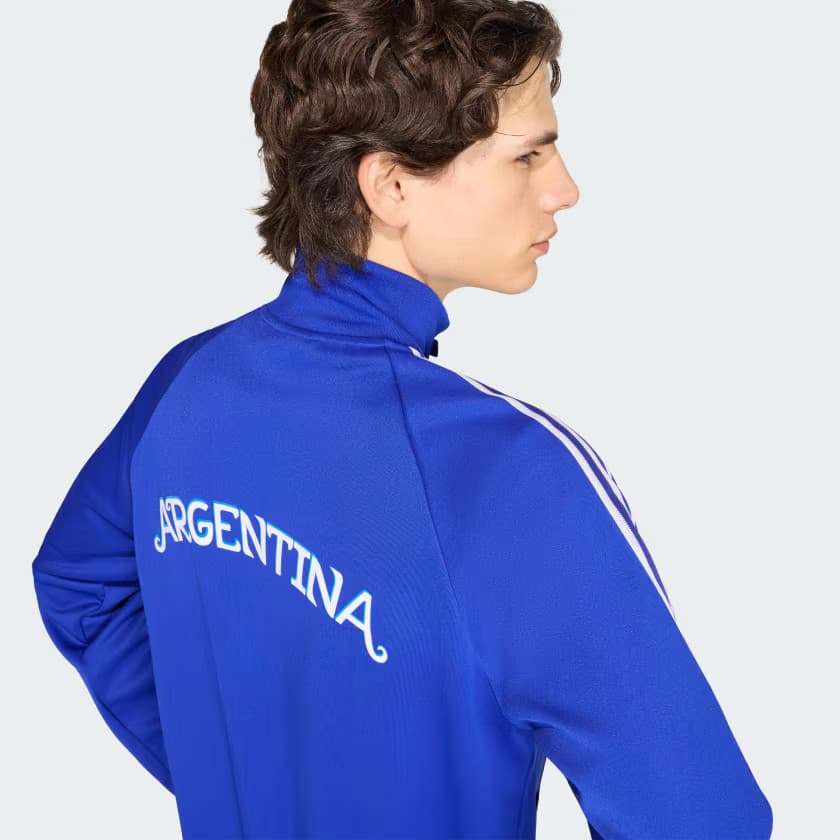 adidas Men's Argentina Originals Track Top - Lucid Blue - Size XL - Image 5