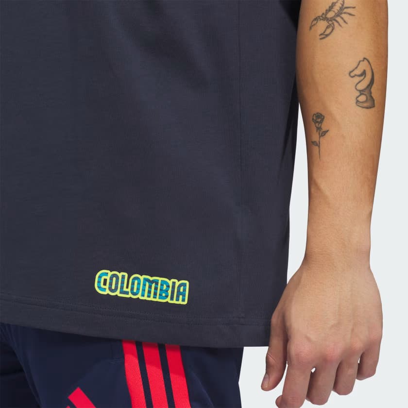 adidas Men's FIFA World Cup 26™ Colombia Away T-Shirt - Legend Ink - Size XL - Image 5