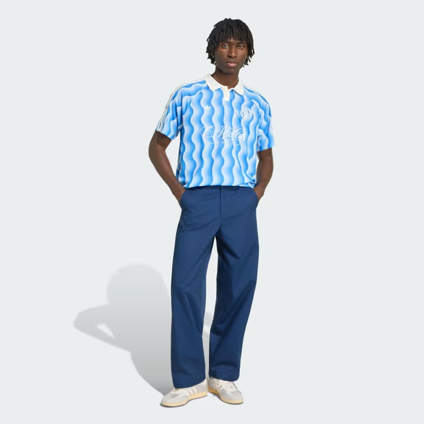 adidas Men's ORIGINALS SUMMER GLOW JERSEY - Blue - Size 2XL - Image 4