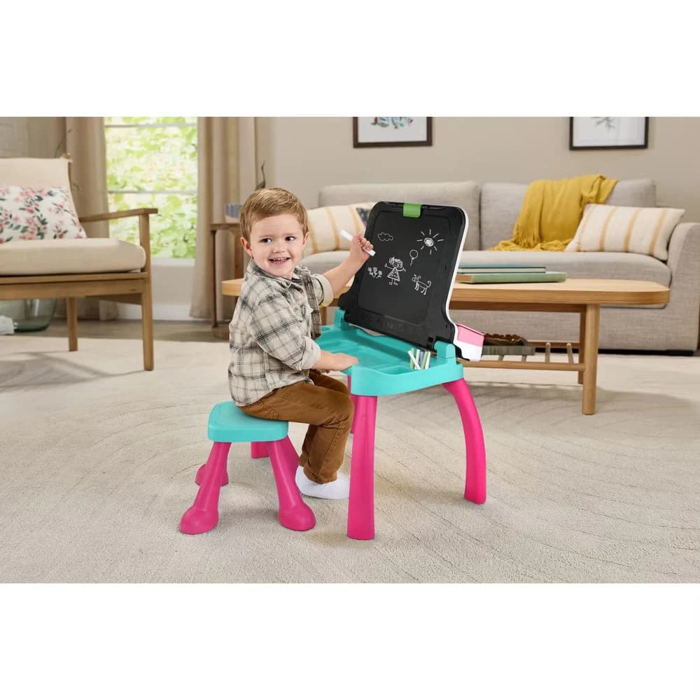 VTech Explore & Write Deluxe Activity Desk - Pink - Image 8