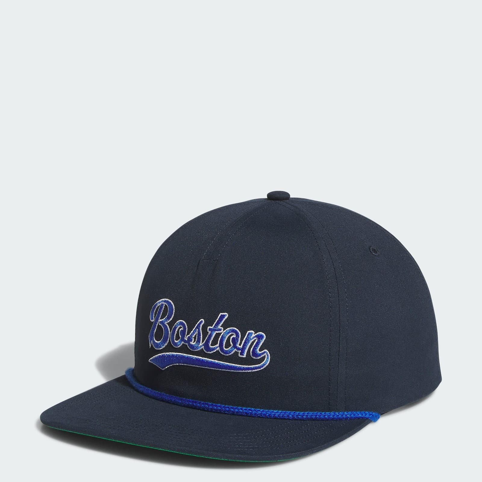 adidas Men's Unisex BAA Script 5-Panel Strapback - Aurora Ink/Blue/Yellow - Image 1