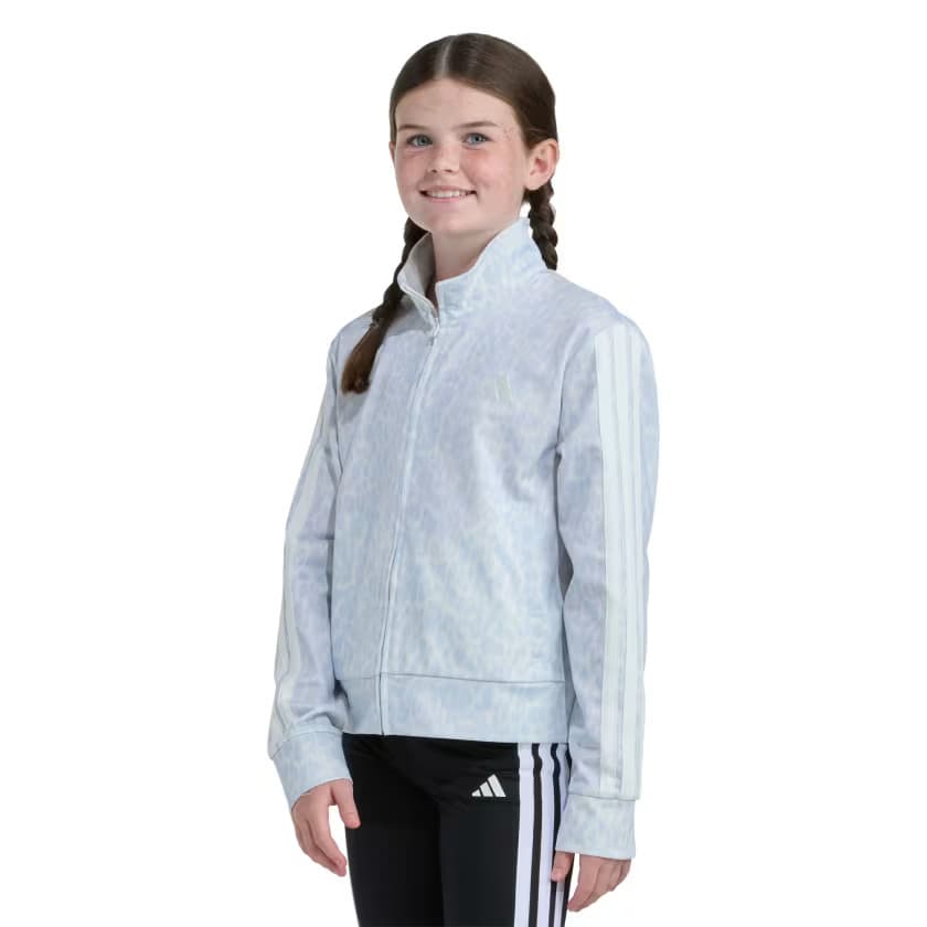 adidas Kids' AOP 3S TRICOT JACKET - Clear Sky - Size L - Image 5