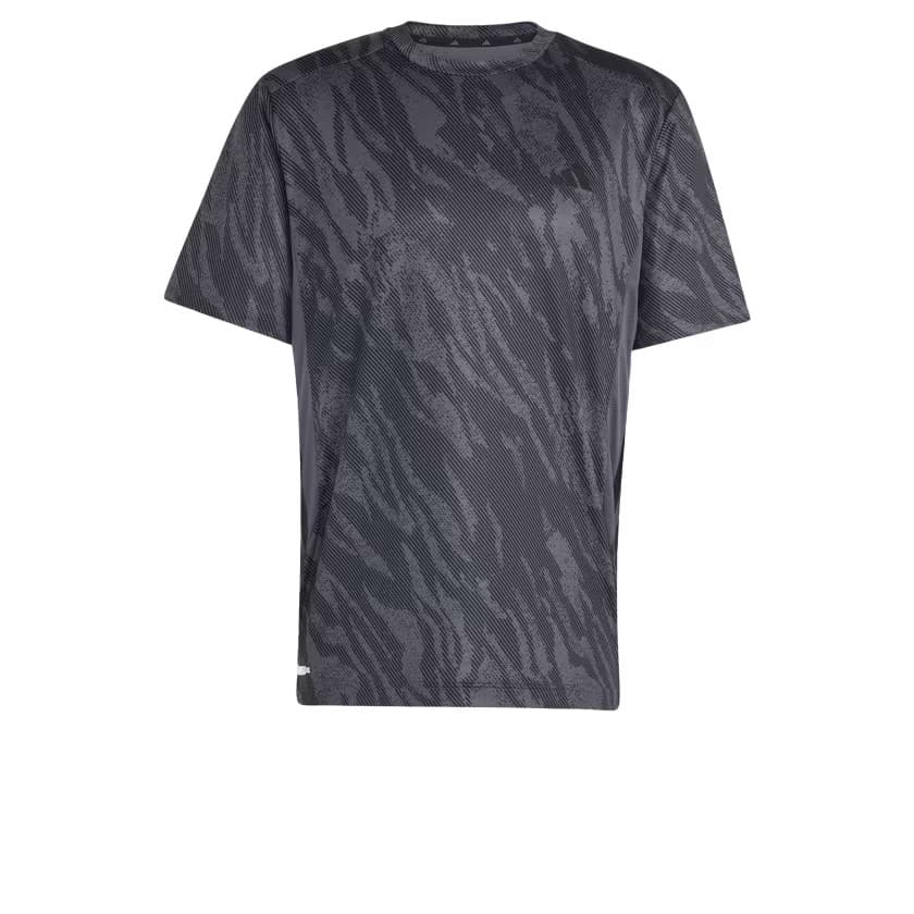 adidas Men's COOL INTENSITY WORKOUT T-SHIRT - Grey Six - Size S - Image 6