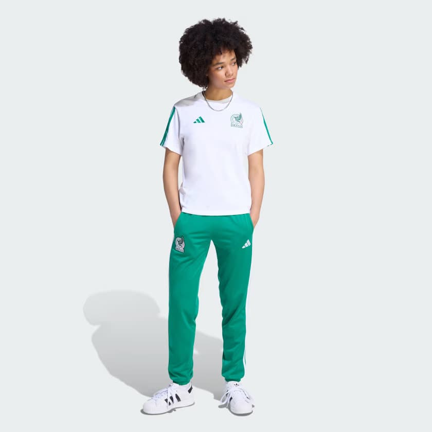 adidas Women's Mexico DNA Track Pants - Bold Green - Size XS - Image 3
