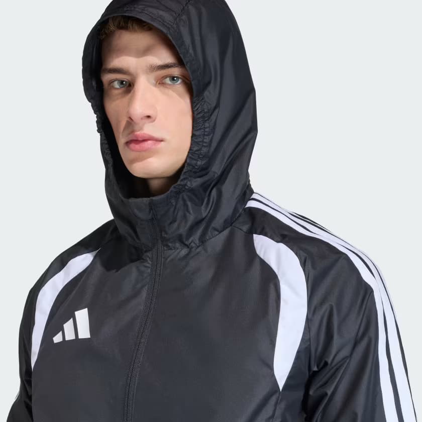 adidas Men's Tiro 26 Competition All Jacket - Black/Light Onix/White - Size M - Image 6