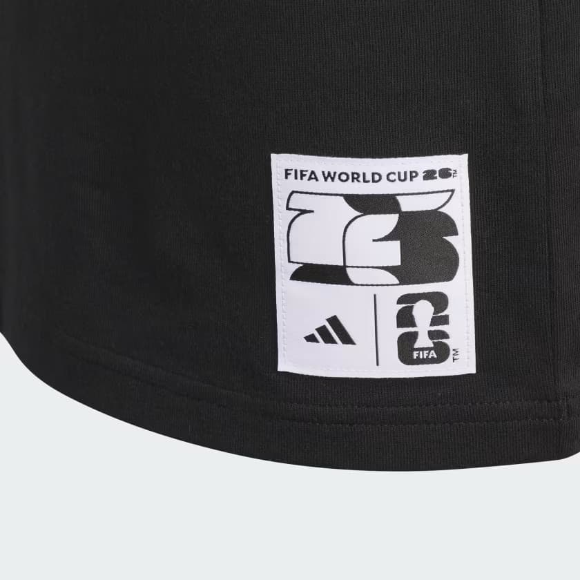 adidas Kids' FIFA World Cup 26™ Host City Miami Graphic T-Shirt - Black - Size L - Image 3