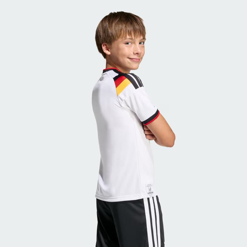 adidas Kids' Germany 26 Home Kids Jersey - White - Size M - Image 4
