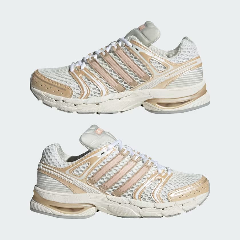 adidas Women's ADISTAR CONTROL 5 Shoes - Off White/Blush Pink/Grey Two - Size 7 - Image 6