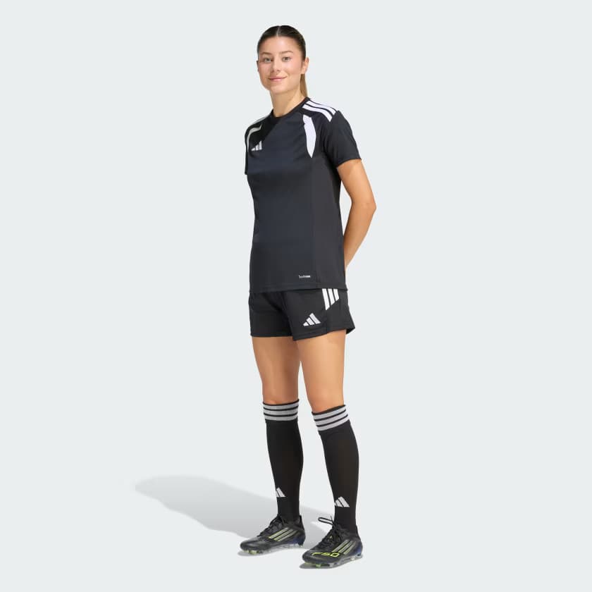 adidas Women's Tiro 26 League Short Shorts - Black/White - Size L - Image 4