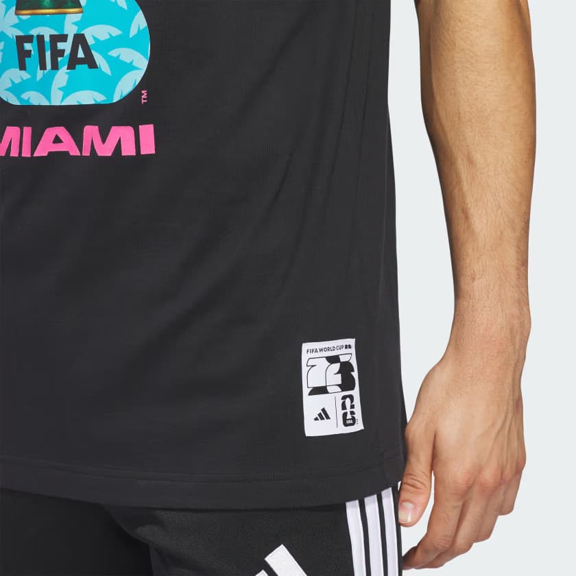 adidas Men's FIFA World Cup 26™ Host City Miami Graphic T-Shirt - Black - Size S - Image 5