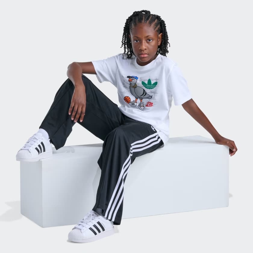 adidas Kids' SPORT TEE - White - Size L - Image 7