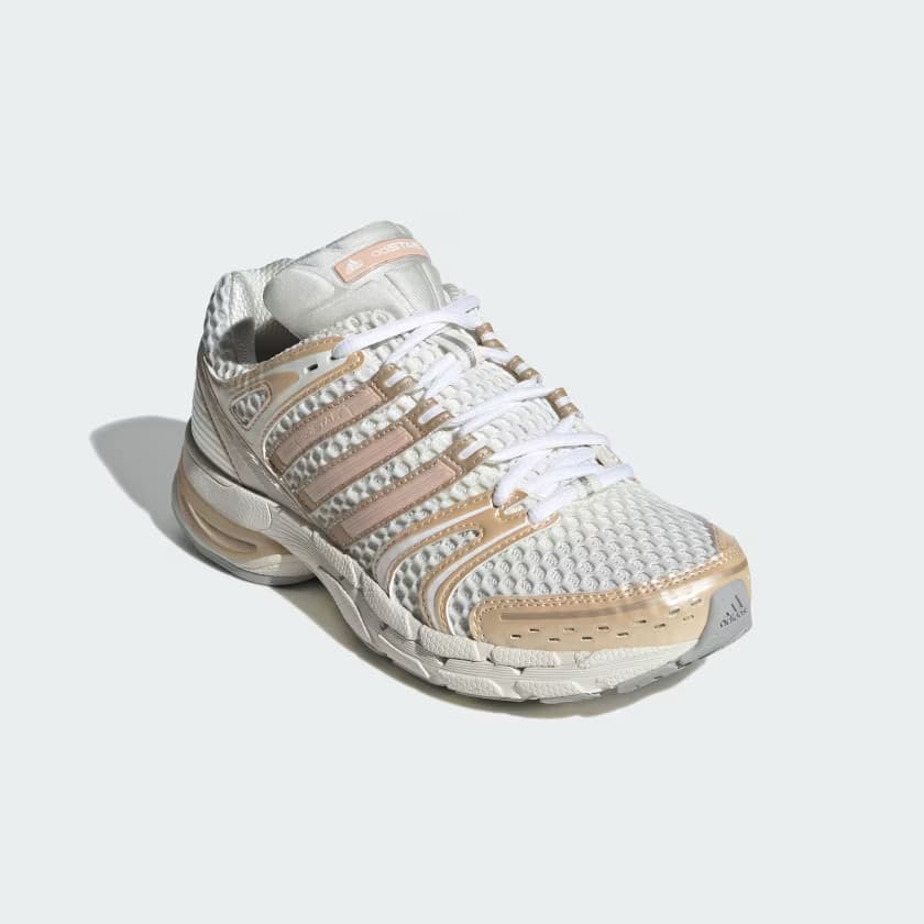 adidas Women's ADISTAR CONTROL 5 Shoes - Off White/Blush Pink/Grey Two - Size 7 - Image 4
