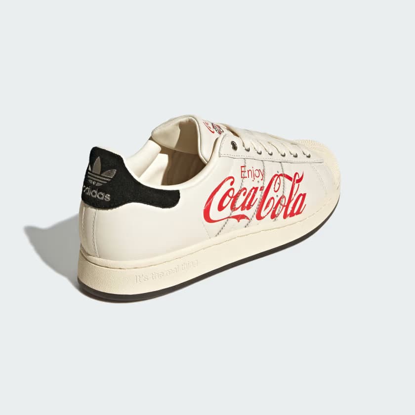 adidas Men's X COCA-COLA SHOES - Core White/Core Black/Cream White - Size 13 - Image 5