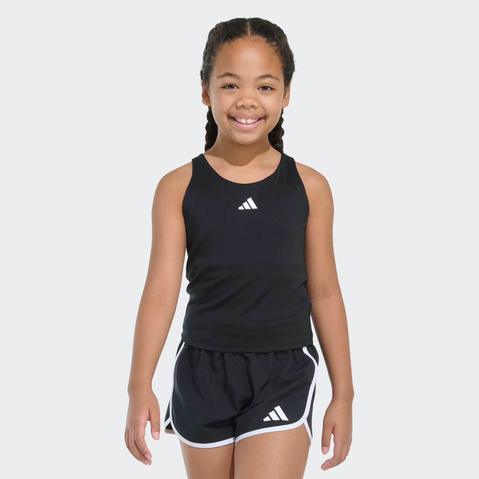 adidas Kids' Climacool Training Tank Top - Black - Size M - Image 1