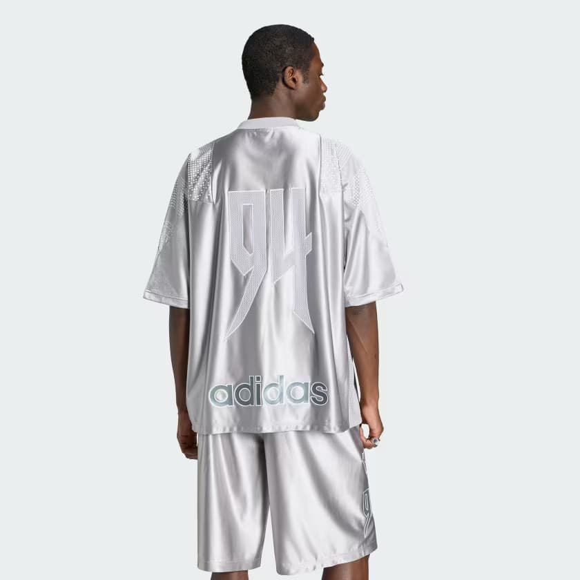 adidas Men's ADILENIUM SEASON 5 EQT JERSEY - Taupe Met. - Size M - Image 2