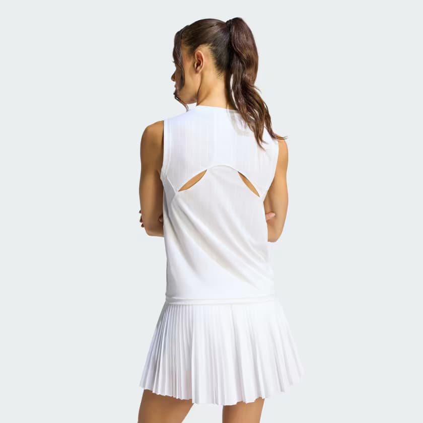 adidas Women's TENNIS CLIMACOOL+ TANK PRO - White - Size S - Image 2