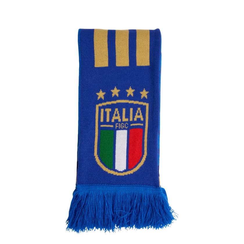 adidas Men's Italy 26 Scarf - Bold Blue/Hazy Beige - Image 5