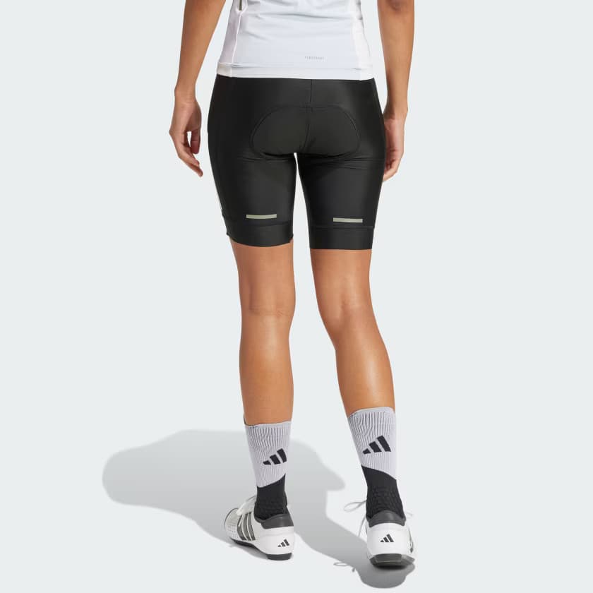 adidas Women's Essentials 3-Stripes Padded Cycling Shorts - Black - Size XS - Image 2