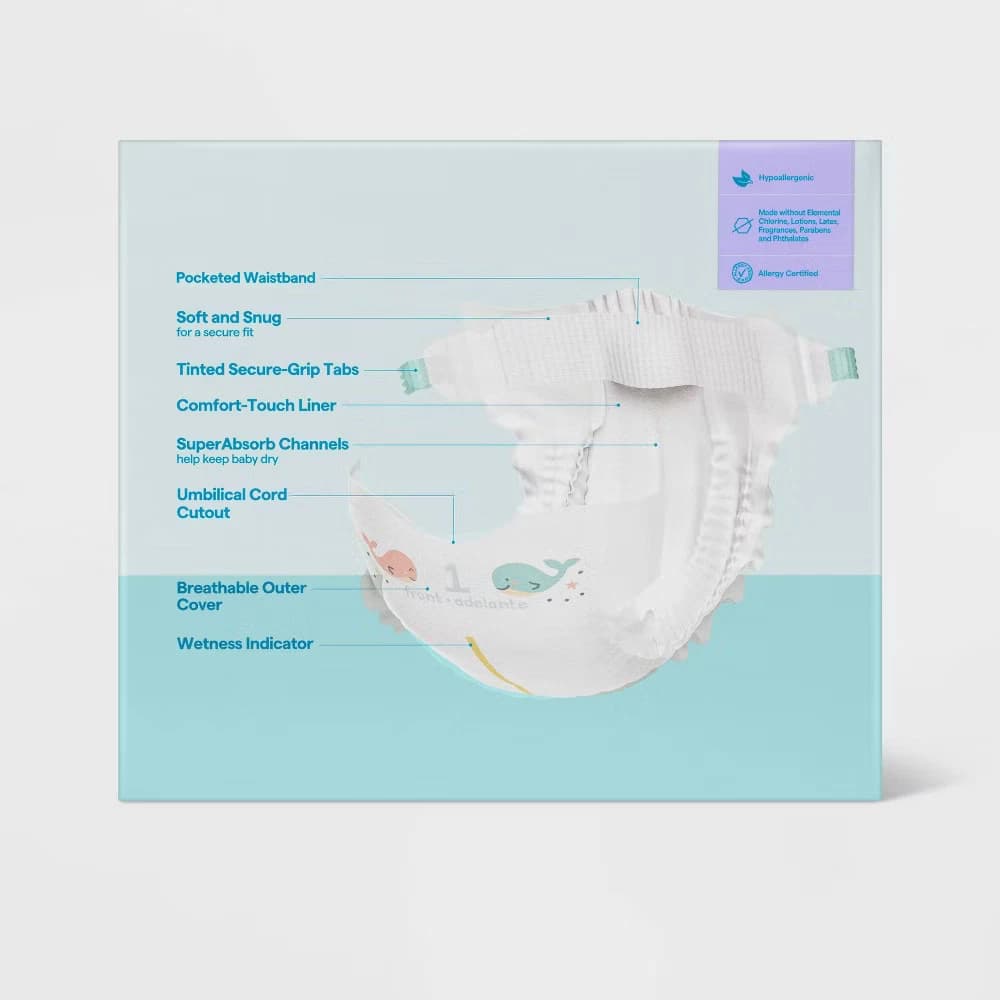 Disposable Diapers - Size 1 - 168ct - up&up - Image 4