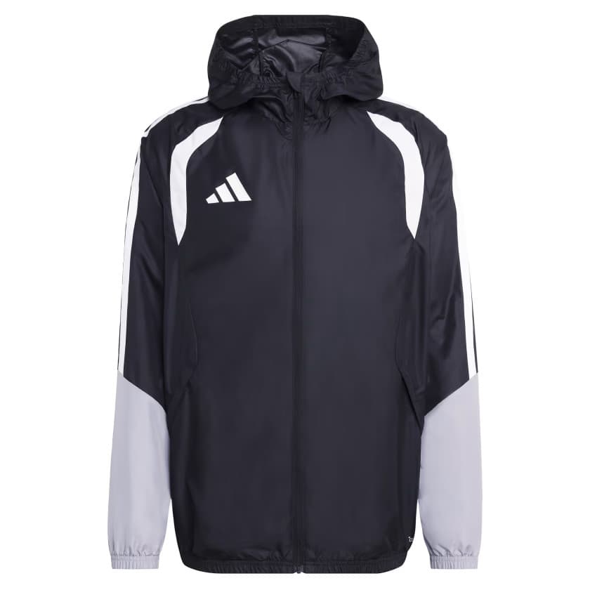 adidas Men's Tiro 26 Competition All Jacket - Black/Light Onix/White - Size M - Image 7