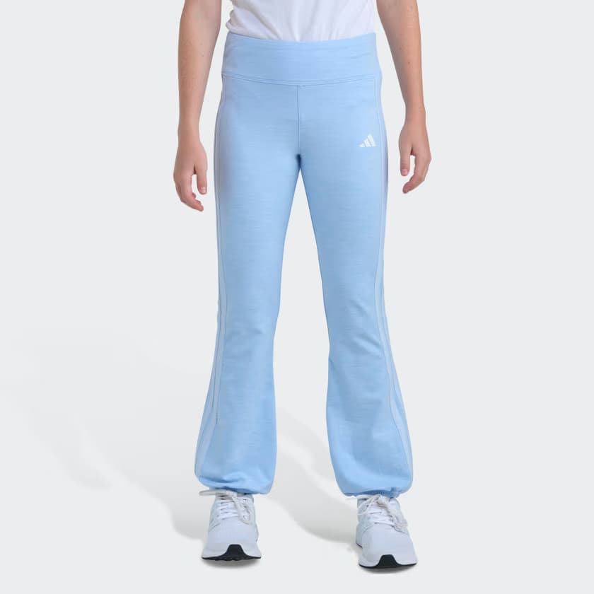 adidas Kids' MELANGE BALLOON PANTS - Crystal Sky - Size L - Image 2