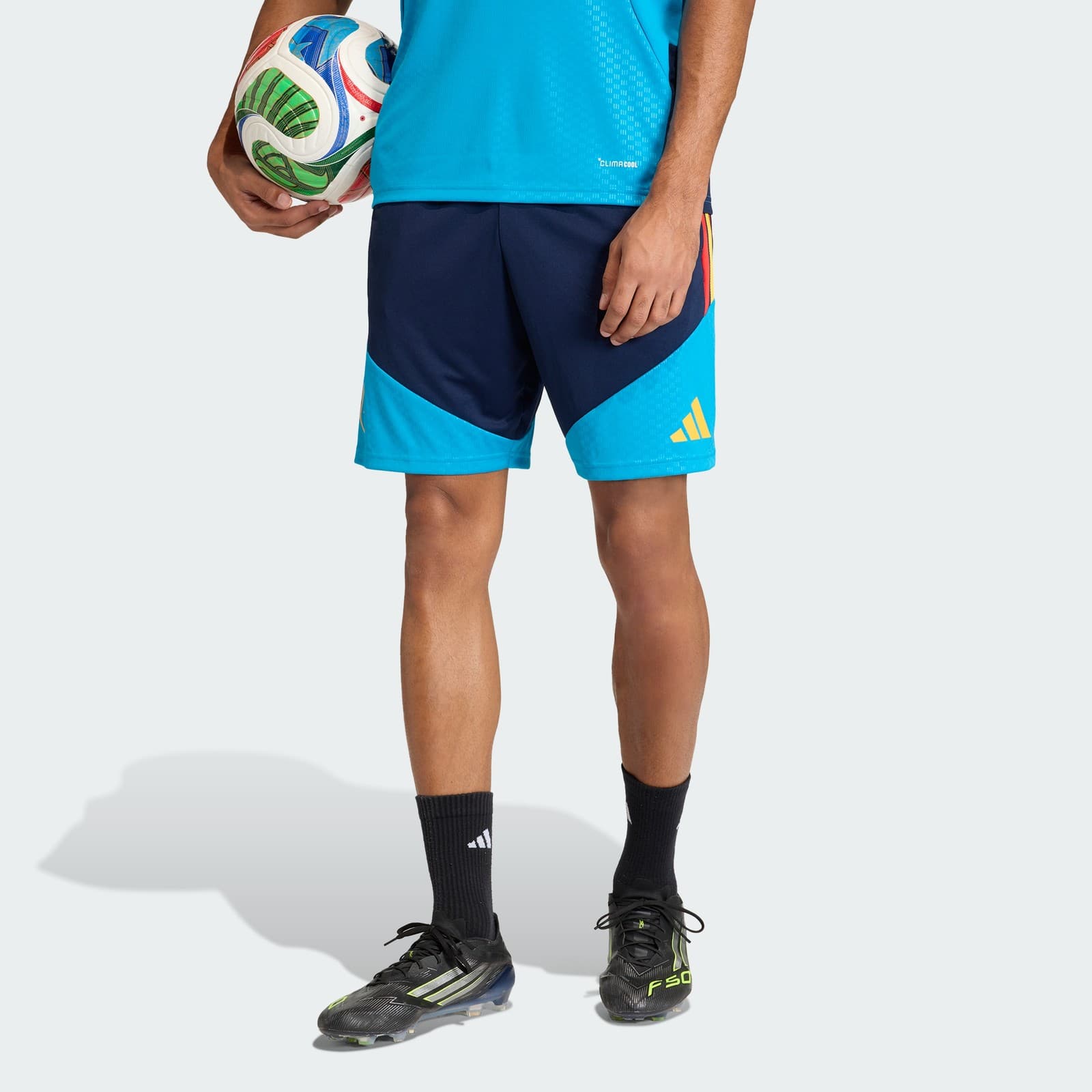 adidas Men's Spain 26 Tiro Training Shorts - Size S - Image 1