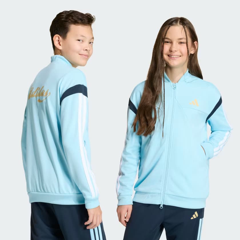 adidas Kids' HOUSE OF TIRO - Ice Blue/White/Hazy Beige/Night Na - Size L - Image 2