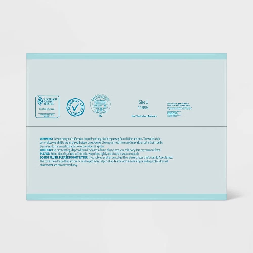 Disposable Diapers - Size 1 - 168ct - up&up - Image 5
