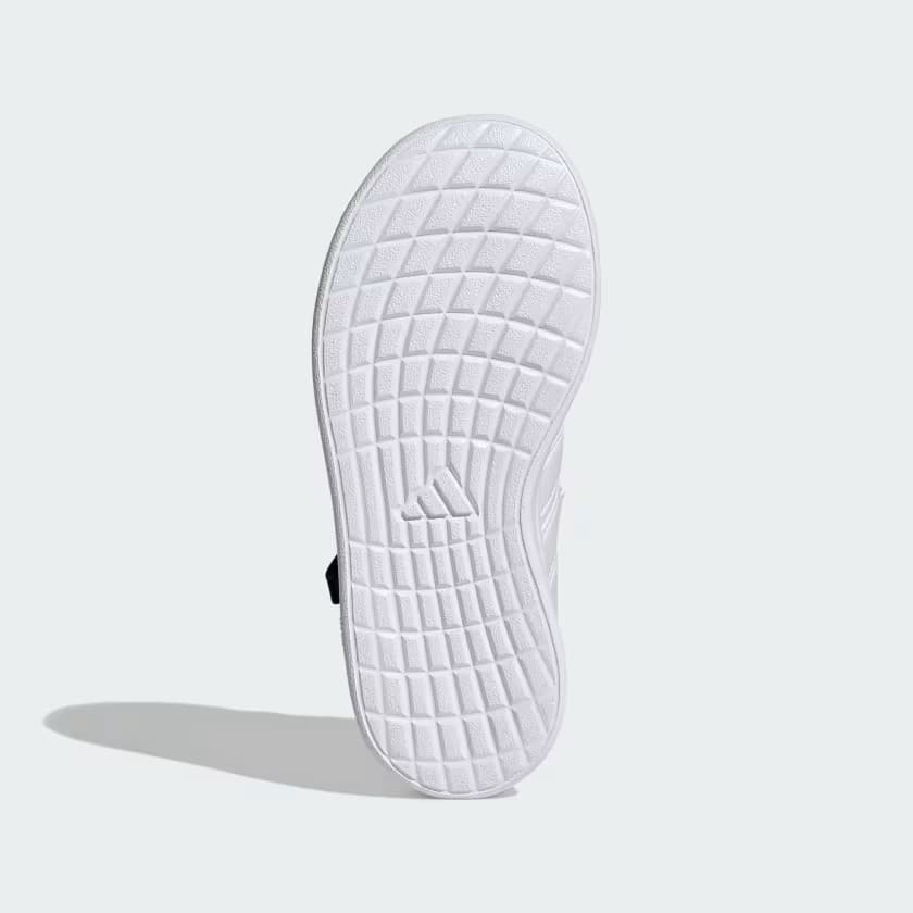 adidas Kids' LIGHTORAMA COURT SHOES - Cloud White/Lucid Pink - Size 2.5 - Image 4