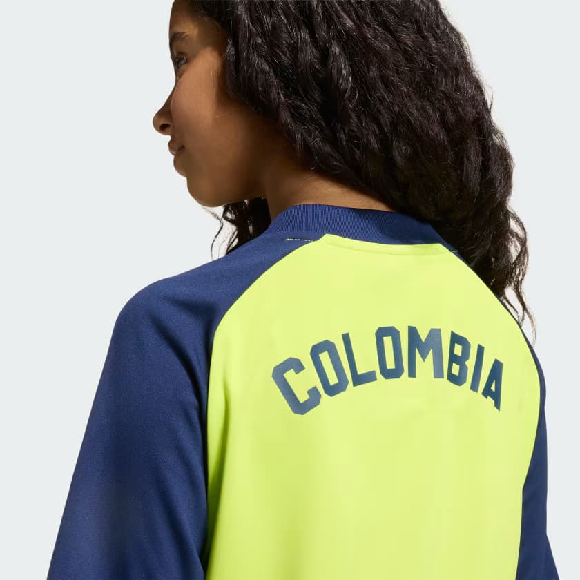 adidas Kids' Colombia 26 Away Kids Pre Jersey - Team Semi Sol Yellow - Size XL - Image 7